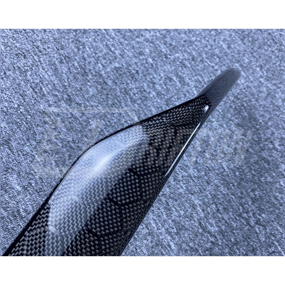 Honeycomb Weave Carbon Fiber Rear Bumper Side Splitter For INFINITI Q50 2013-2024