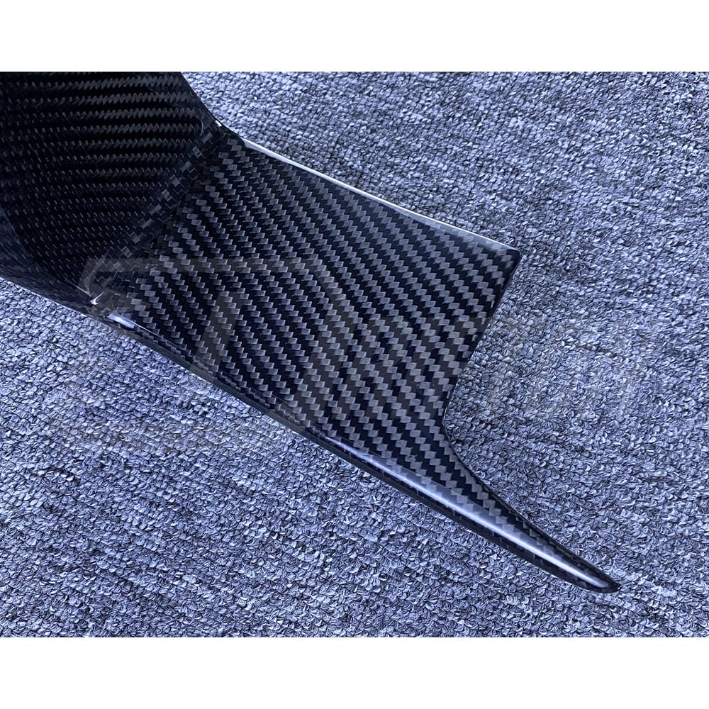 Paktechz Style Dry Carbon Fiber Front Bumper Trim For BMW M8 F93 2020-2024