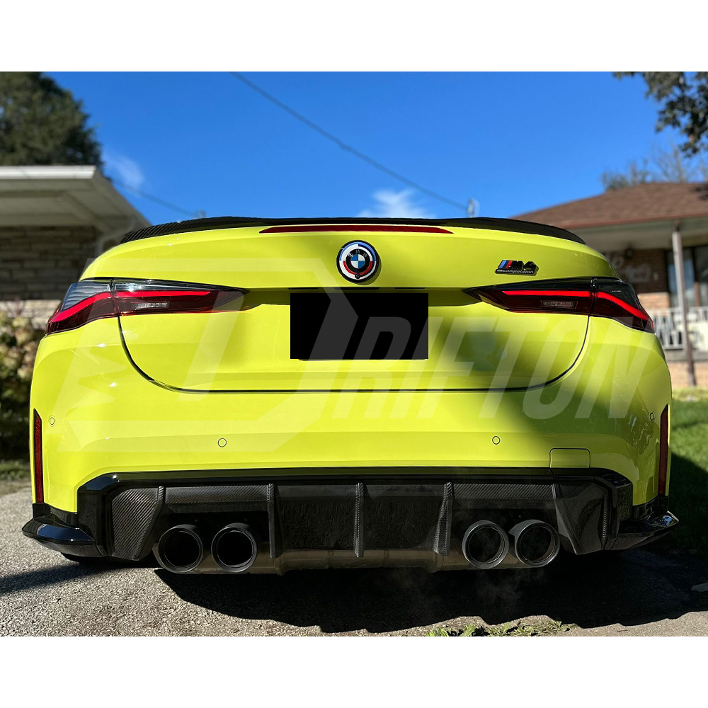 M Style Dry Carbon Fiber Rear Spoiler Trunk Wing For BMW 4 Series G23 M4 G83 2020-2024