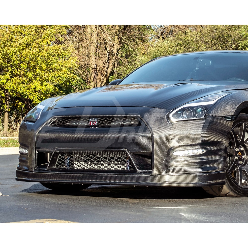 DBA OEM Style Carbon Fiber Front Bumper For Nissan R35 GTR 2012-2016