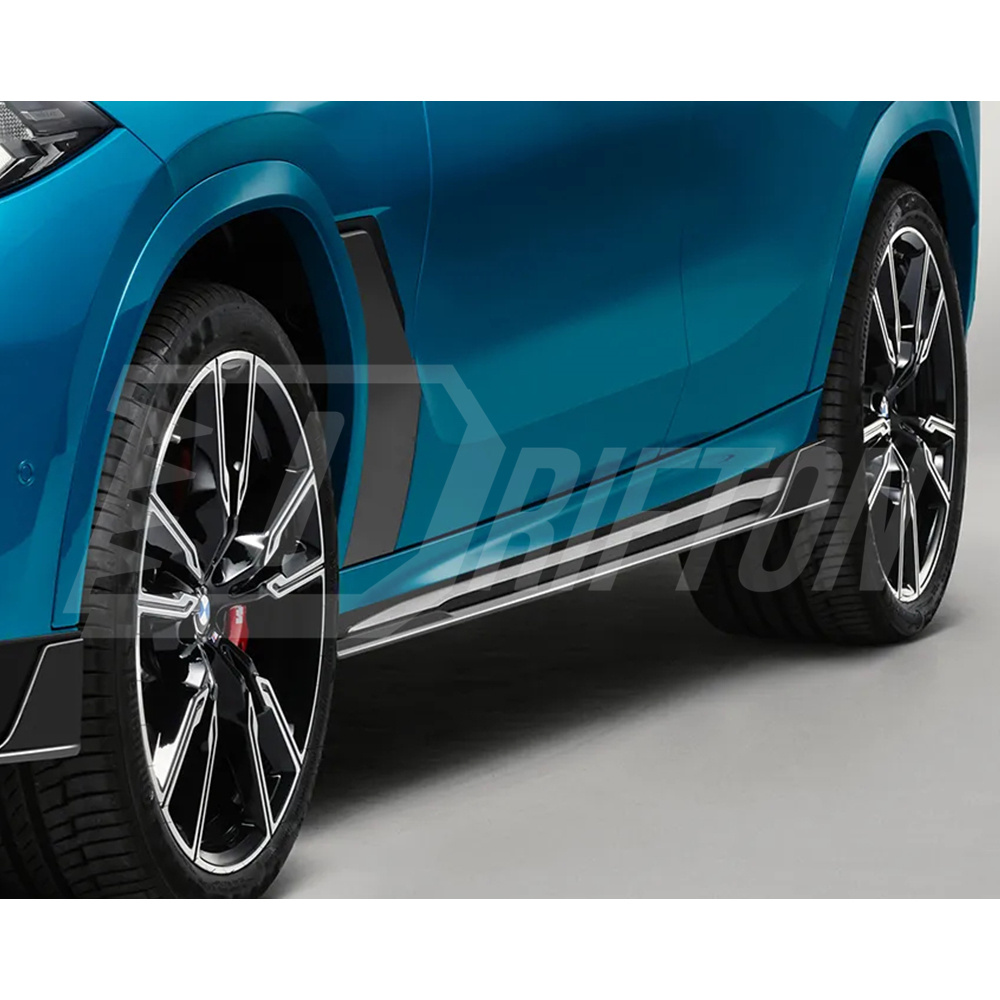 Paktechz Style Dry Carbon Fiber Side Skirt For BMW X6 G06 LCI M50I M60I 2024