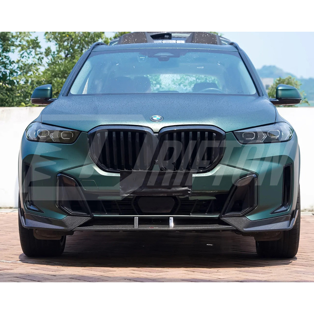 TAKD Style Dry Carbon Fiber Front Lip For BMW X5 G05 LCI 2024-On