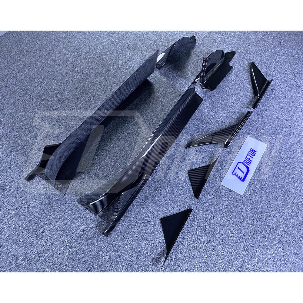 Aria Style Dry Carbon Fiber Side Skirt For Maserati MC20