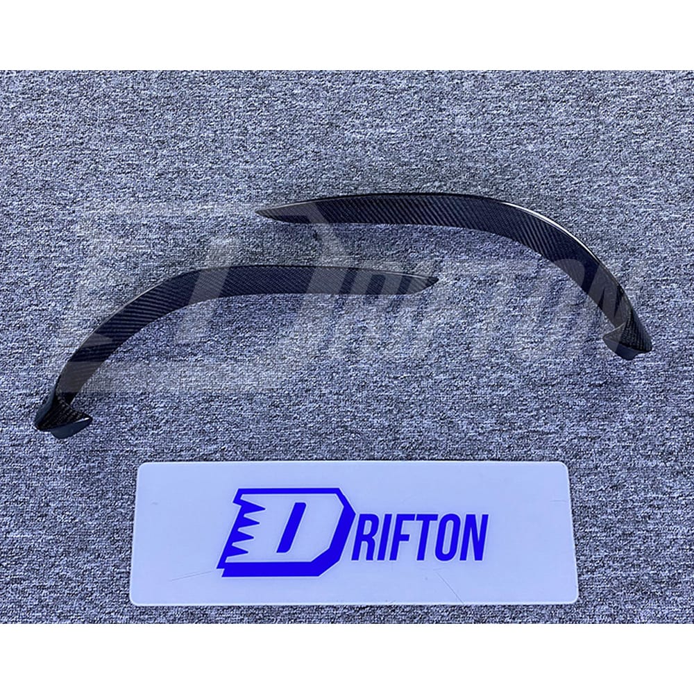 B Style Carbon Fiber Front Bumper Vent Trim For Alfa Romeo Giulia Base Ti 2016-2023