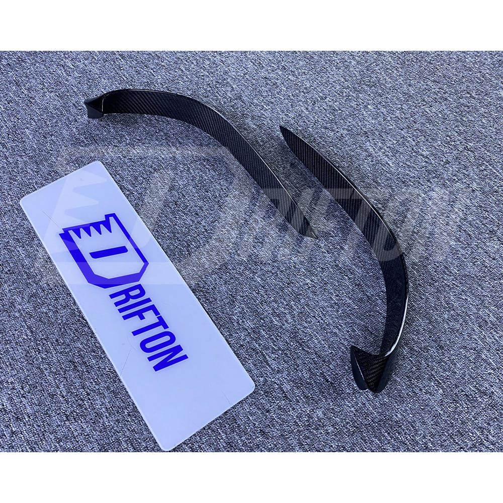 B Style Carbon Fiber Front Bumper Vent Trim For Alfa Romeo Giulia Base Ti 2016-2023