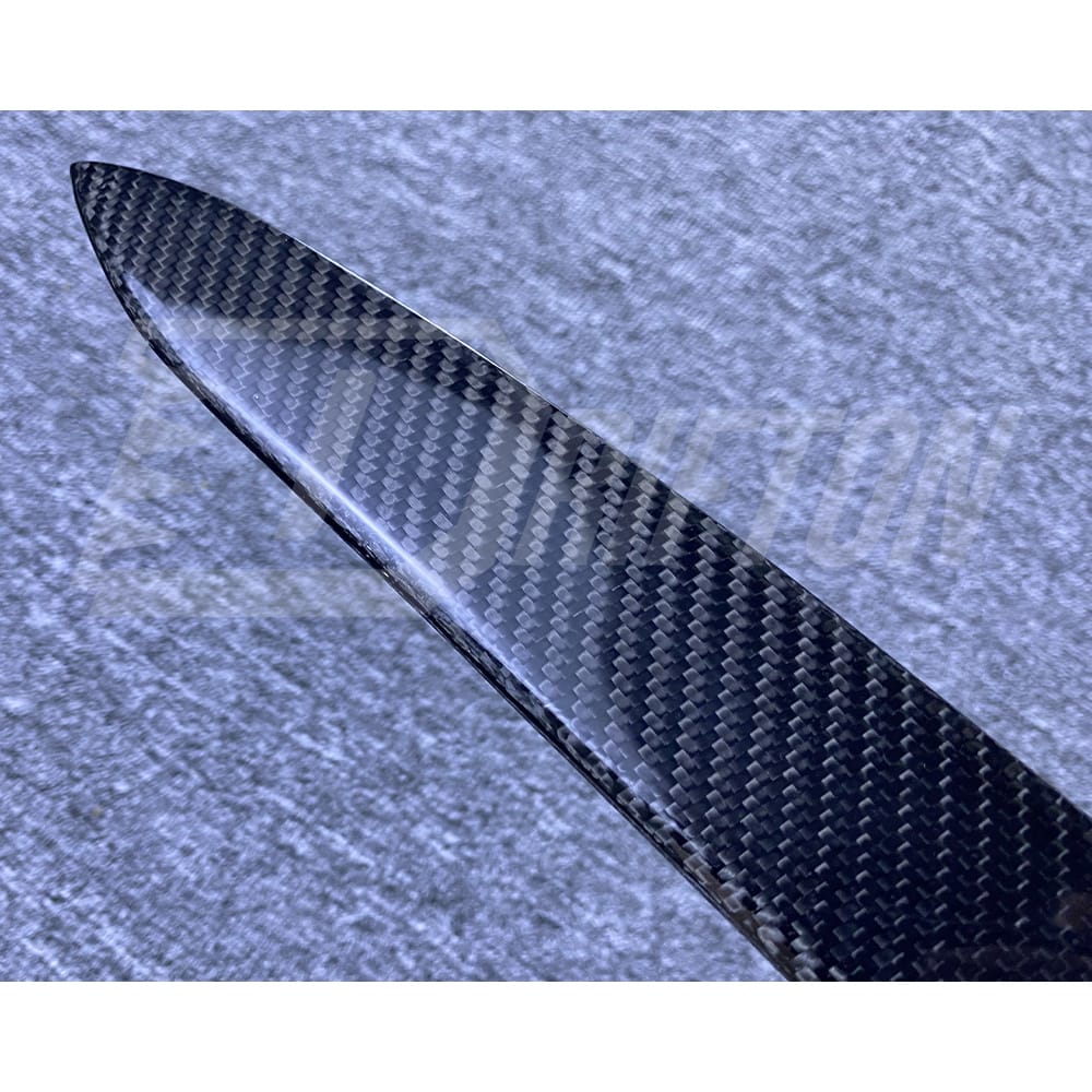 B Style Carbon Fiber Front Bumper Vent Trim For Alfa Romeo Giulia Base Ti 2016-2023