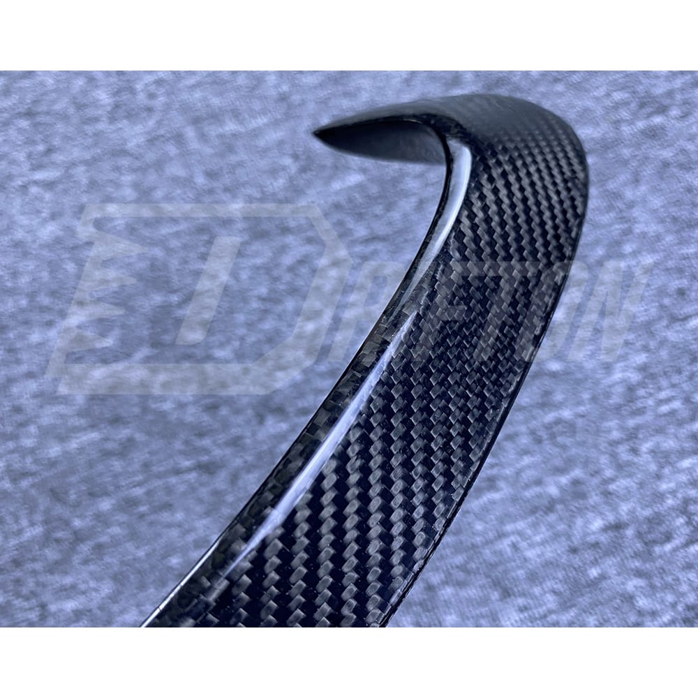 B Style Carbon Fiber Front Bumper Vent Trim For Alfa Romeo Giulia Base Ti 2016-2023