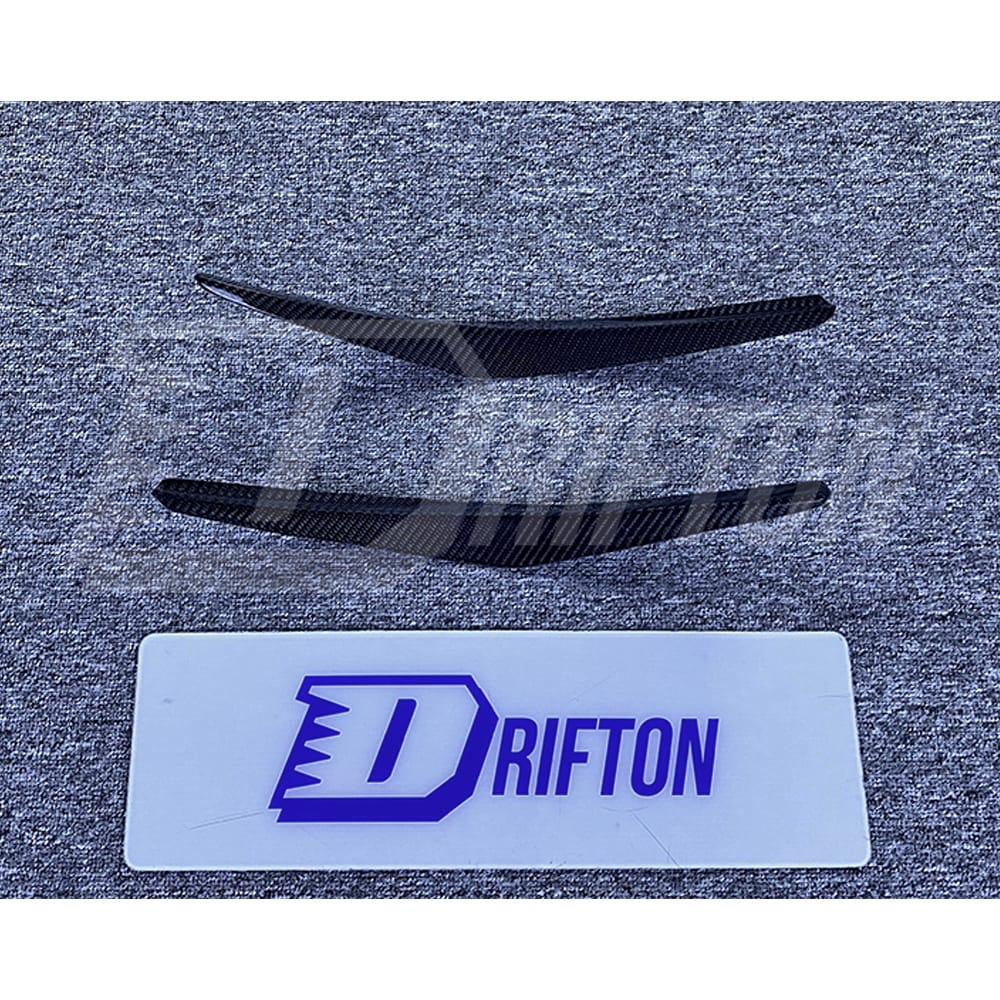 Carbon Fiber Front Bumper Canards For Alfa Romeo Giulia Base Ti 2016-2023