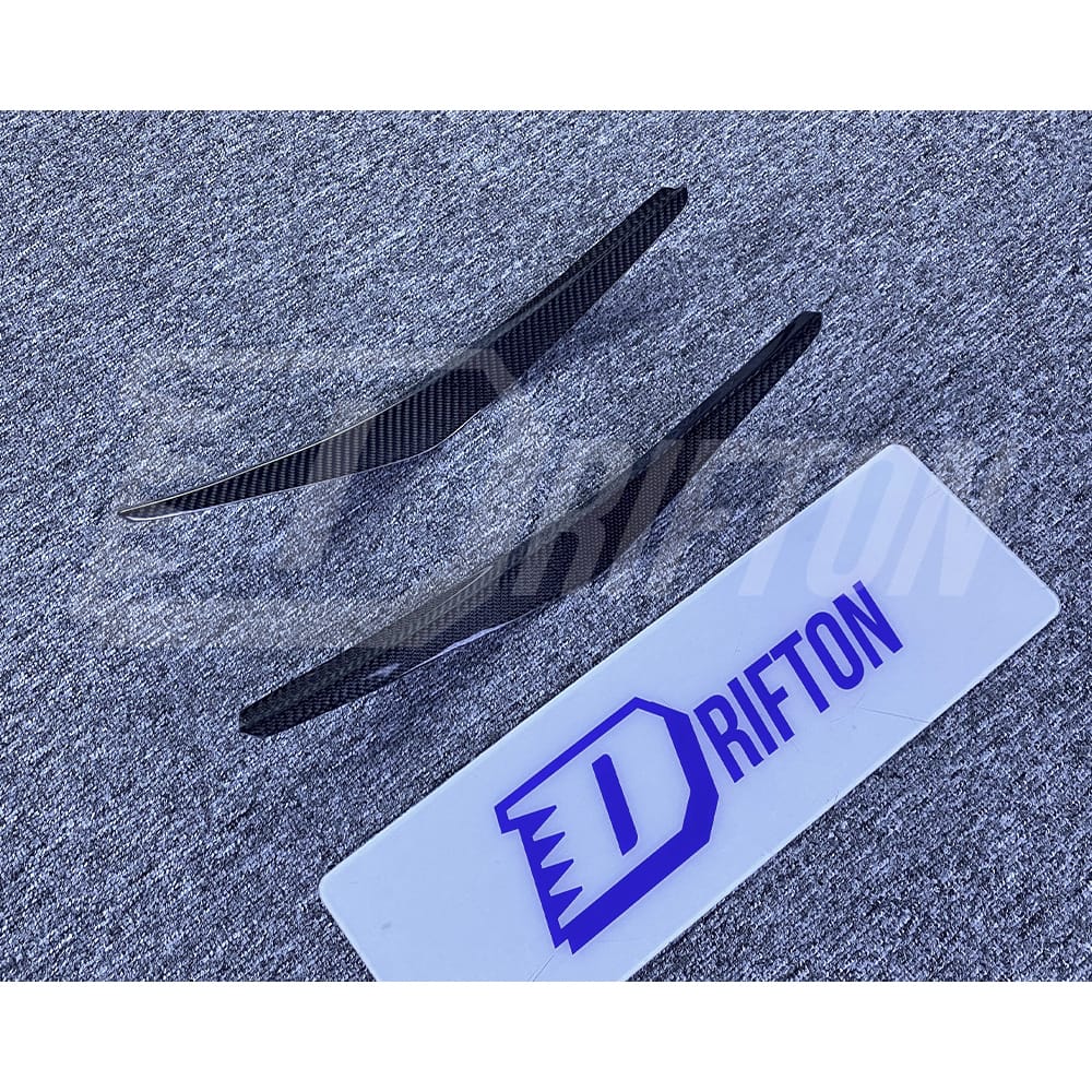 Carbon Fiber Front Bumper Canards For Alfa Romeo Giulia Base Ti 2016-2023