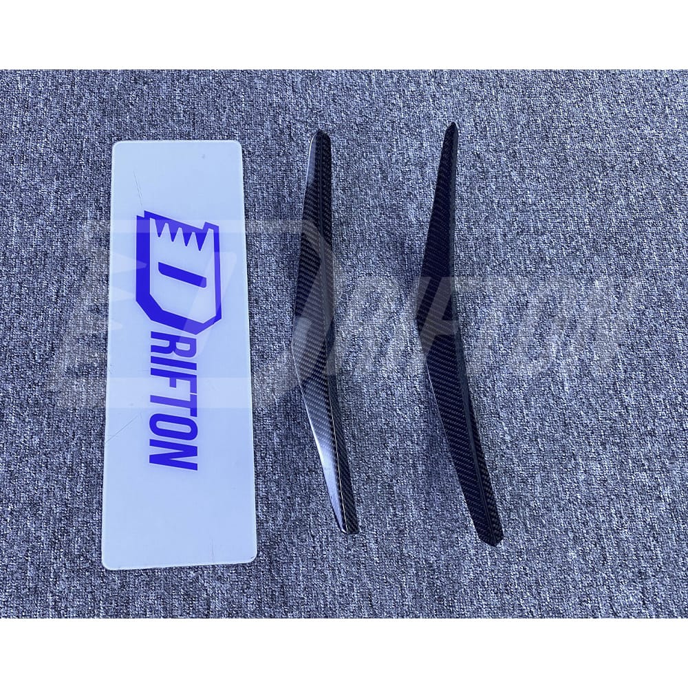 Carbon Fiber Front Bumper Canards For Alfa Romeo Giulia Base Ti 2016-2023
