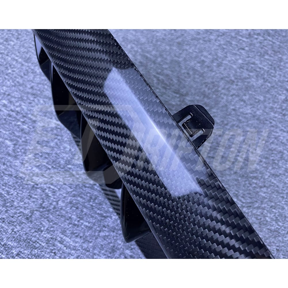 Dry Carbon Fiber Dual Slat Grille For BMW 5 Series G30 G38 LCI F90 M5 2020-2023