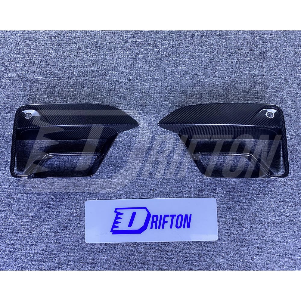 Dry Carbon Fiber Front Bumper Trim For BMW 5 Series F90 M5 LCI 2020-2023