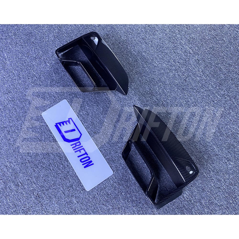 Dry Carbon Fiber Front Bumper Trim For BMW 5 Series F90 M5 LCI 2020-2023
