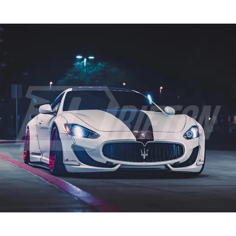 Liberty Walk LB Style Glass Fiber Wide Body Kit For Maserati Granturismo Grancabrio GT GTS GC 2007-2015