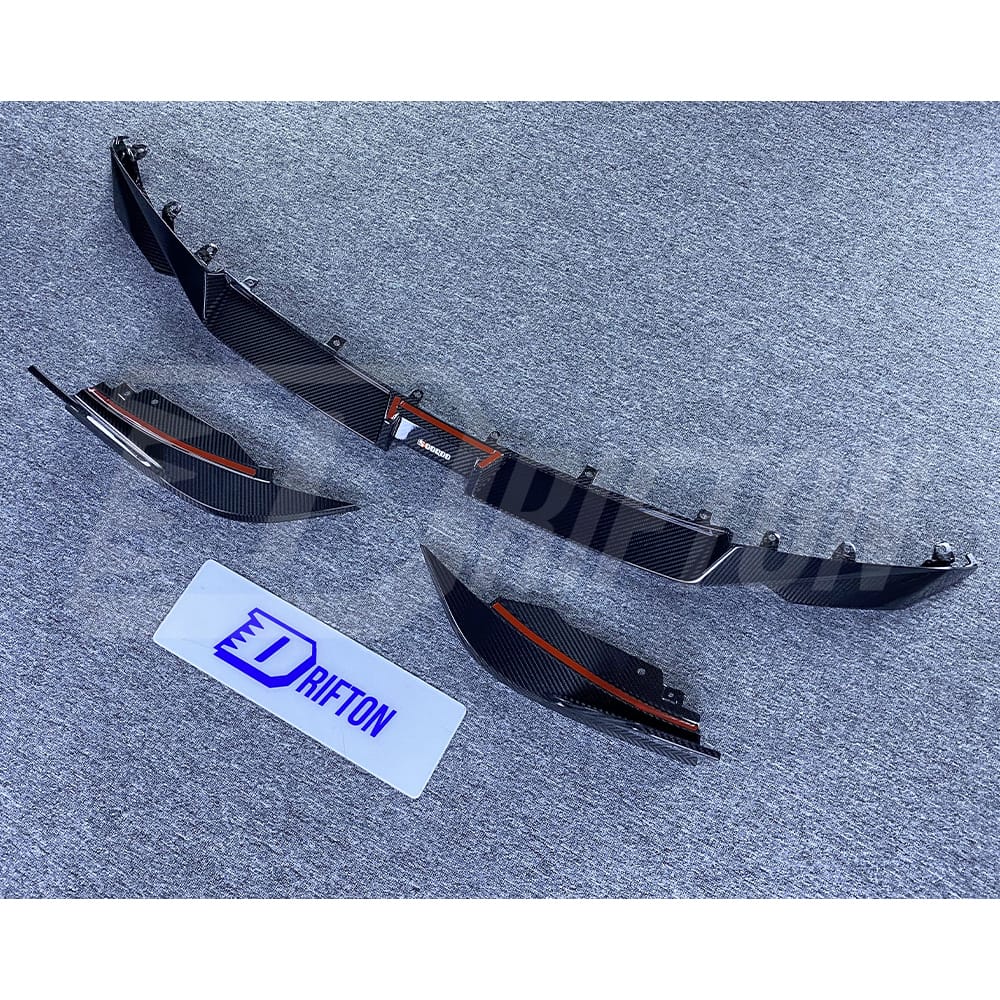 SQ Style Dry Carbon Fiber Front Lip For BMW M8 F90 F91 F92 F93 2020-2024