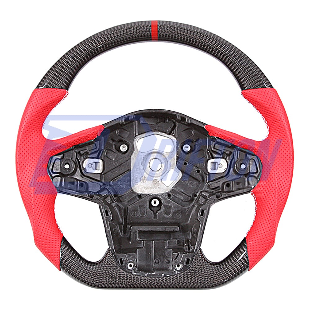 V1 Custom Made Carbon Fiber LED Display Steering Wheel For Toyota Supra MK5 A90 A91 GR 2019-2024