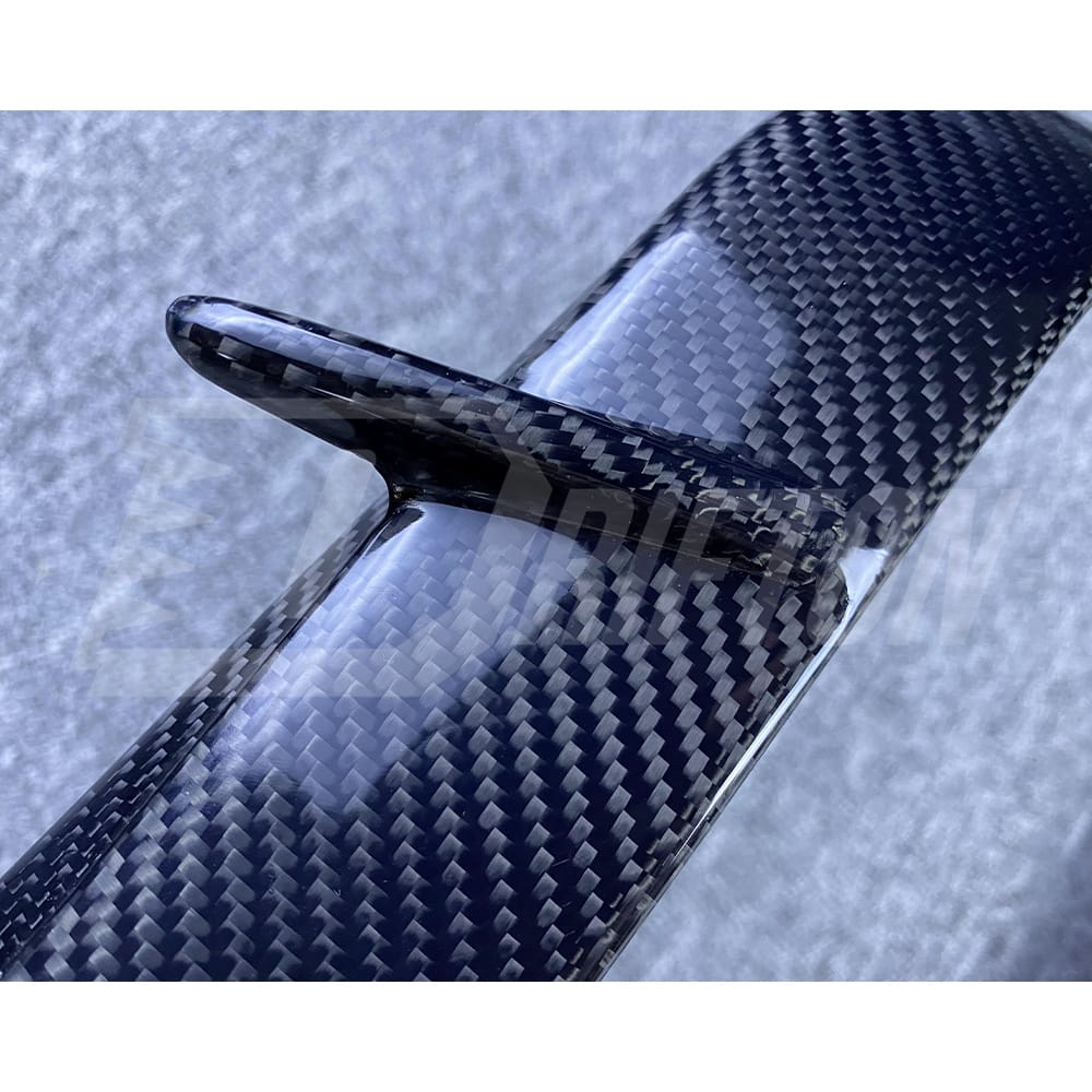 LD Style Carbon Fiber Rear Bumper Canards For BMW F96 X6M 2019-2023