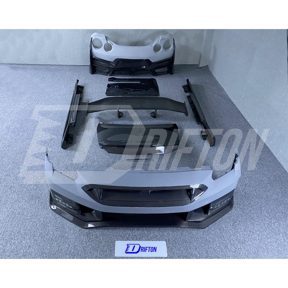 MY24 Nismo Style Partial Carbon Fiber Rear Bumper For Nissan R35 GTR 2008-2024