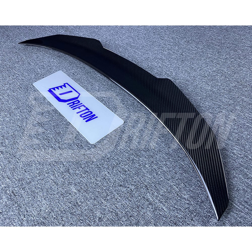 PSM Style Dry Carbon Fiber Rear Spoiler Trunk Wing For BMW M8 F90 F91 F92 F93 2020-2024