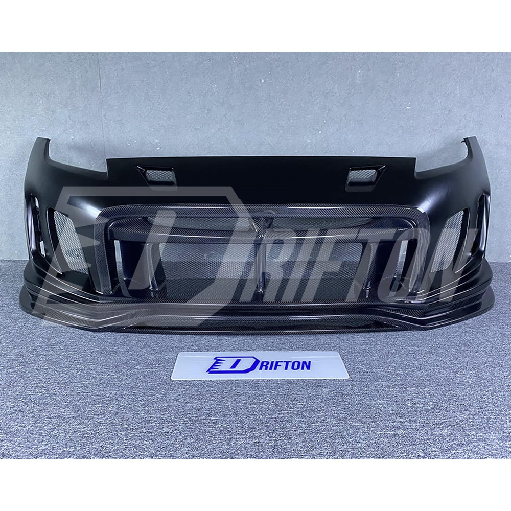 Varis Arising II Style Half Carbon Fiber Front Bumper For NIissan 370Z Z34 2008-2019