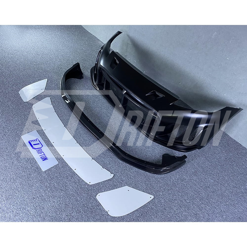 Varis Arising II Style Half Carbon Fiber Front Bumper For NIissan 370Z Z34 2008-2019
