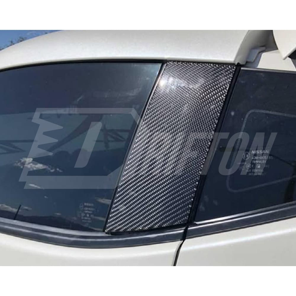 Dry Carbon Fiber B Pillar Cover Panel For Nissan 370Z Z34 2008-2019