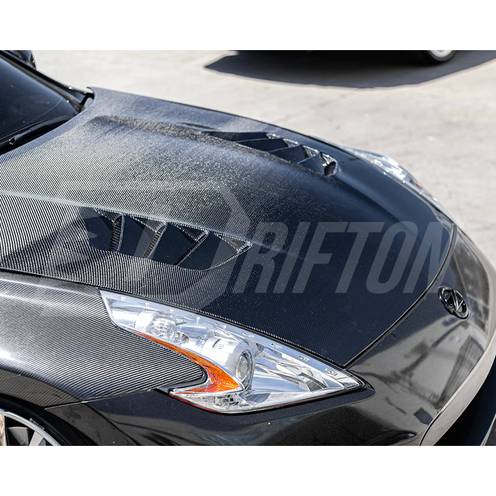 VA Style Carbon Fiber Hood For Nissan 370Z Z34 2008-2019