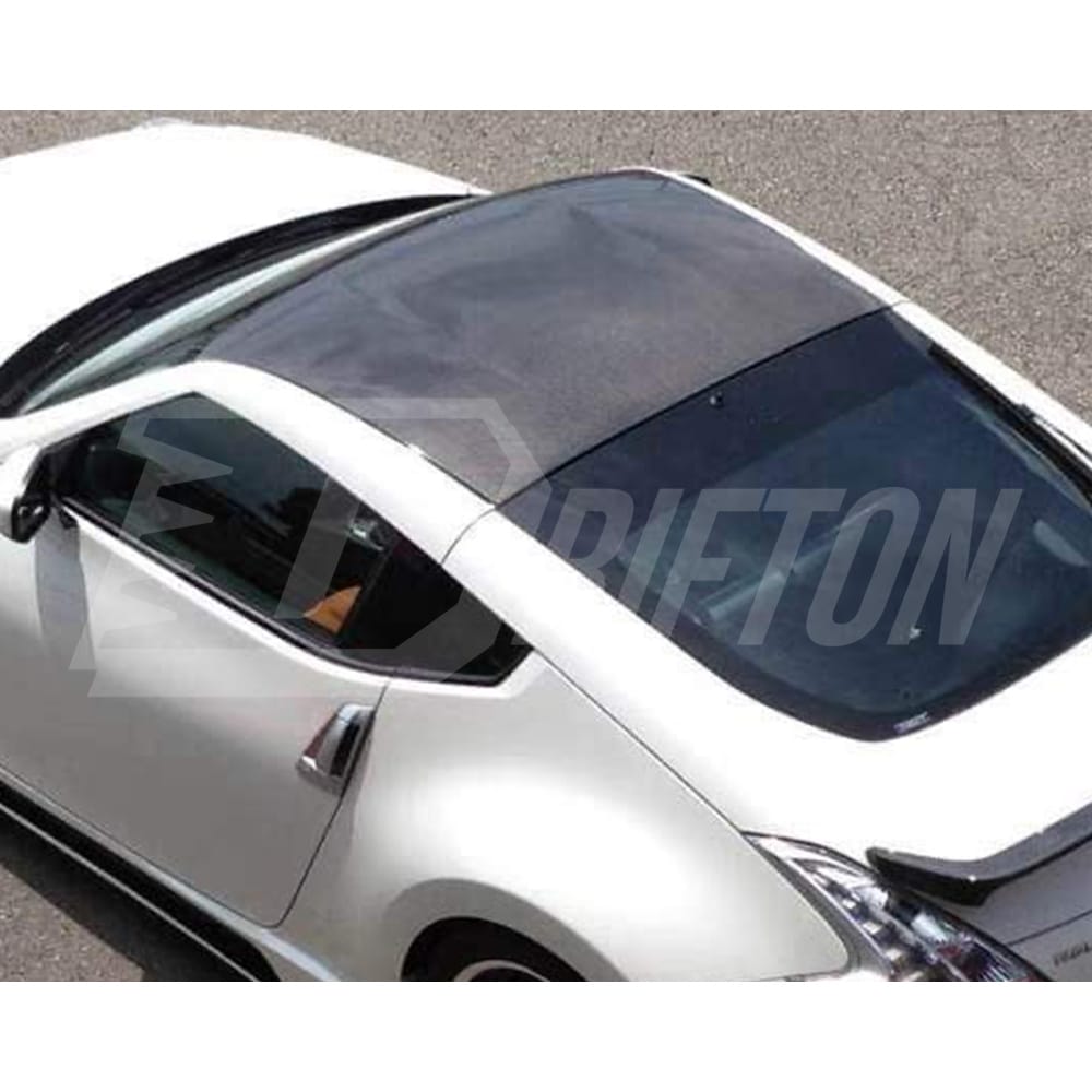 Dry Carbon Fiber Car Roof Cover For Nissan 370Z Z34 2008-2019