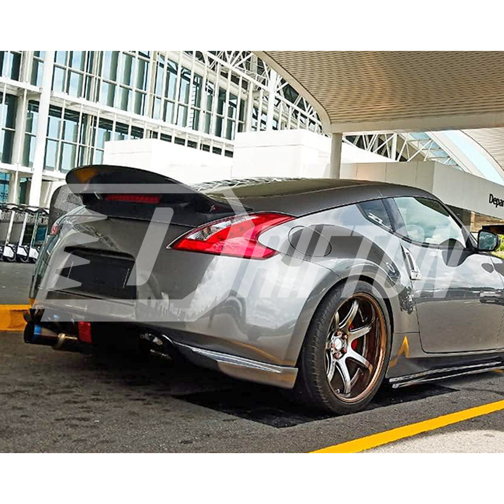 Carbon Fiber Rear Bumper Side Spats For Nissan 370Z Z34 2008-2019