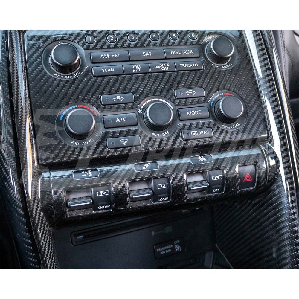 Dry Carbon Fiber Interiors C Panel Side Cover For Nissan R35 GTR 2008-2016