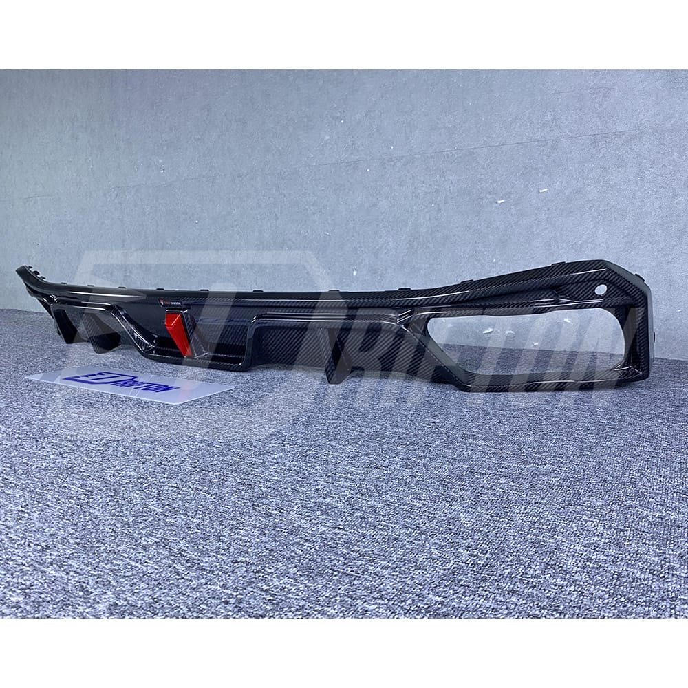 TAKD Style Dry Carbon Fiber Rear Diffuser For BMW X5 G05 2019-2023