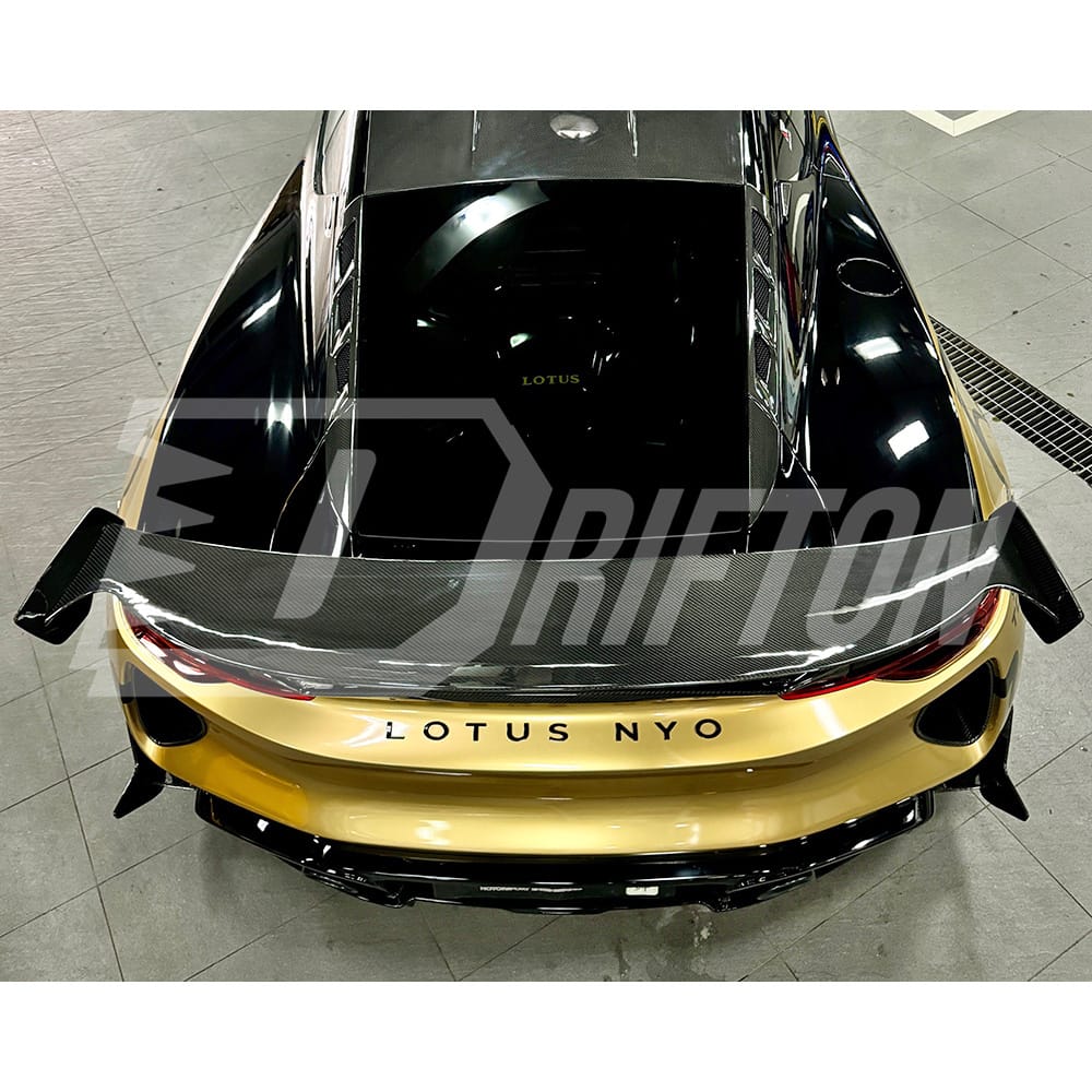 Monotek Style Dry Carbon Fiber Rear Fender Air Intake Vent Ducts Trim For Lotus Emira