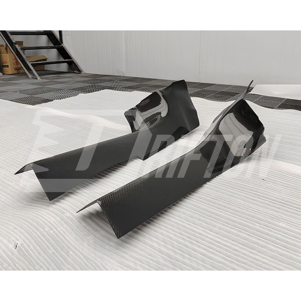 Dry Carbon Fiber Door Sills Scuff Plates Panels Trim For Lotus Emira