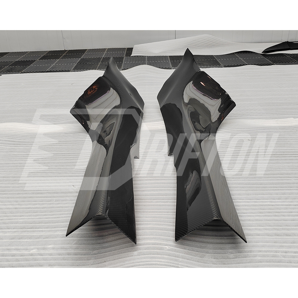 Dry Carbon Fiber Door Sills Scuff Plates Panels Trim For Lotus Emira