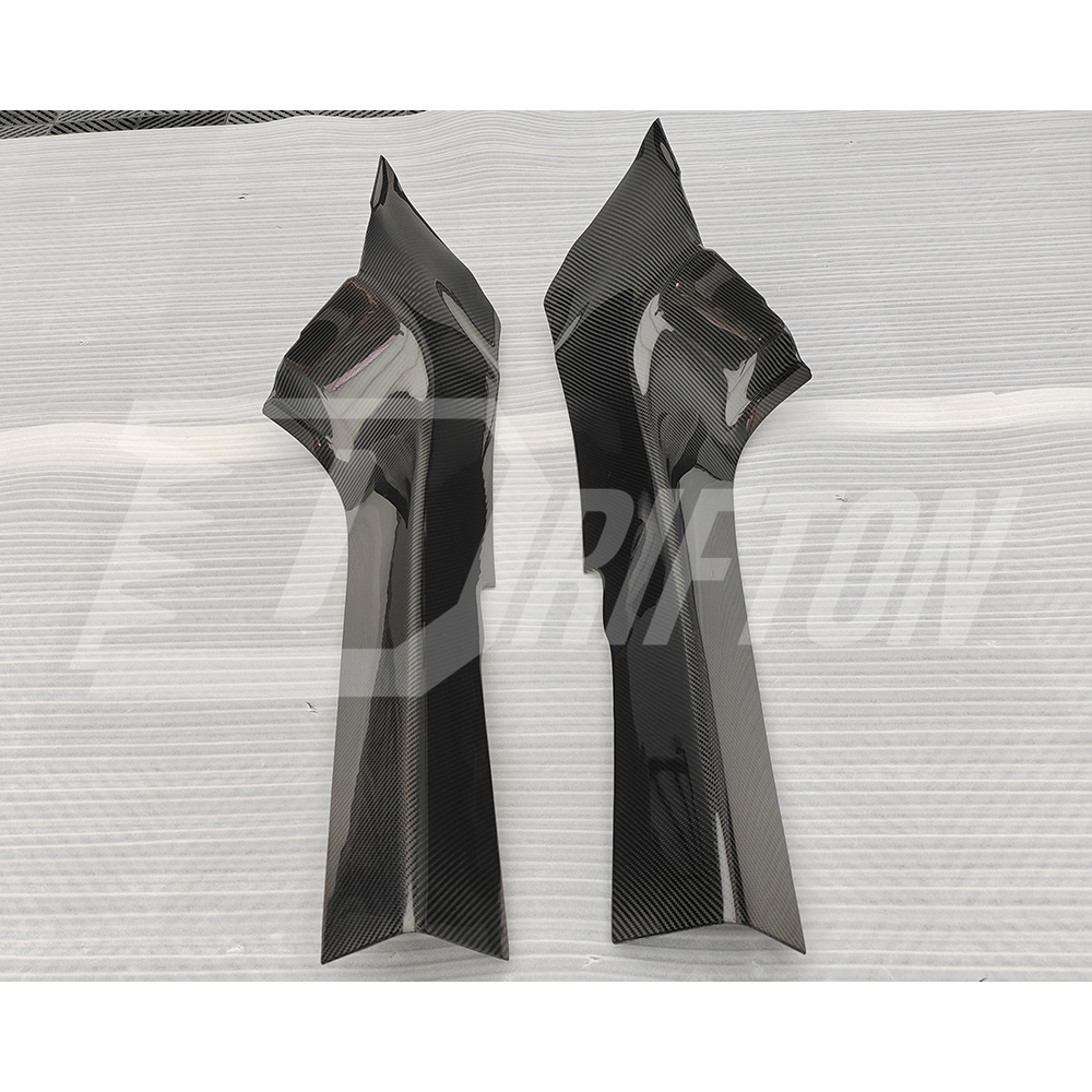 Dry Carbon Fiber Door Sills Scuff Plates Panels Trim For Lotus Emira