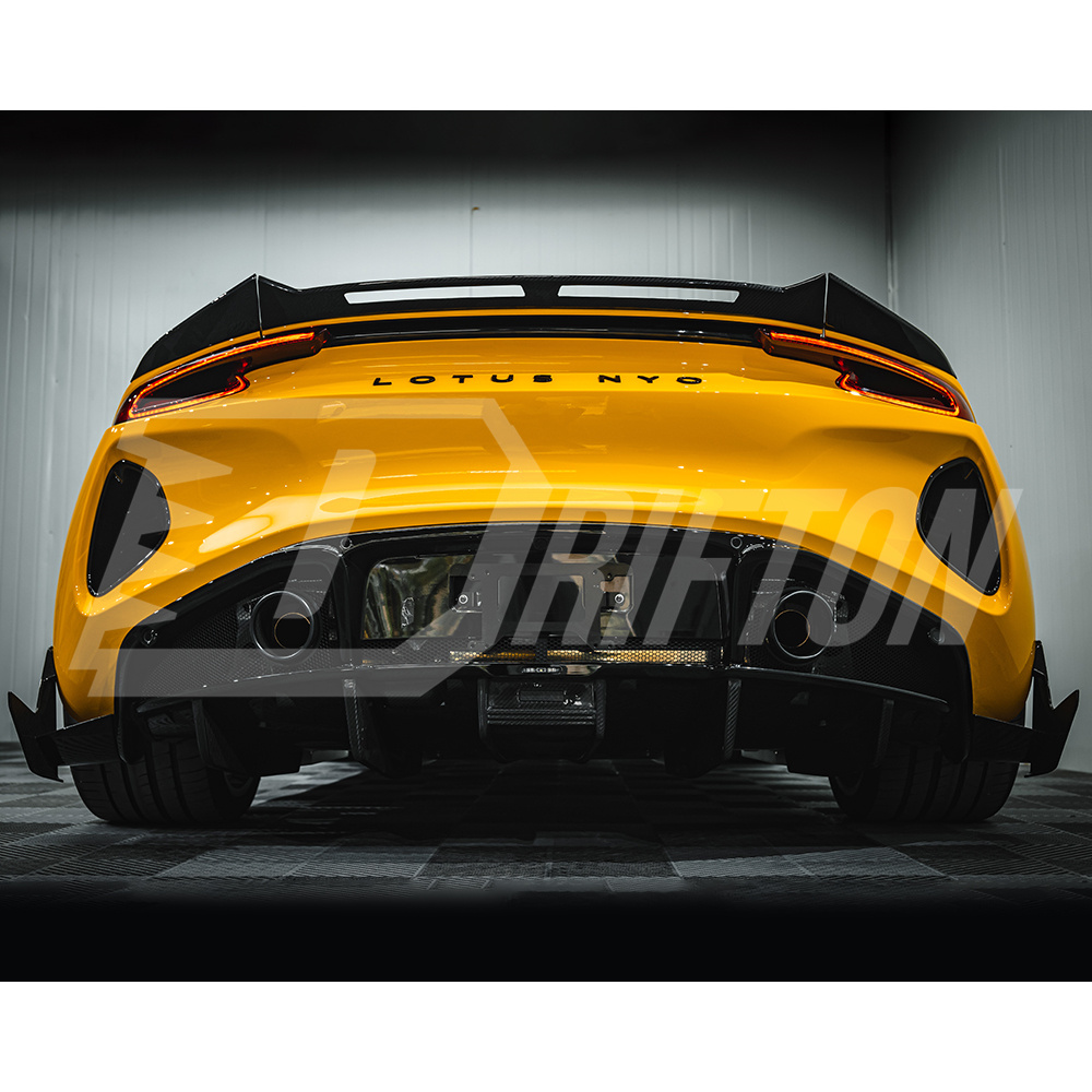 Monotek Style Dry Carbon Fiber Rear Trunk Spoiler For Lotus Emira