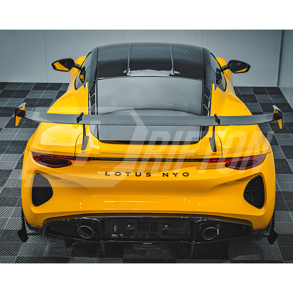 Monotek V2 Style Dry Carbon Fiber Rear Spoiler GT Wing For Lotus Emira