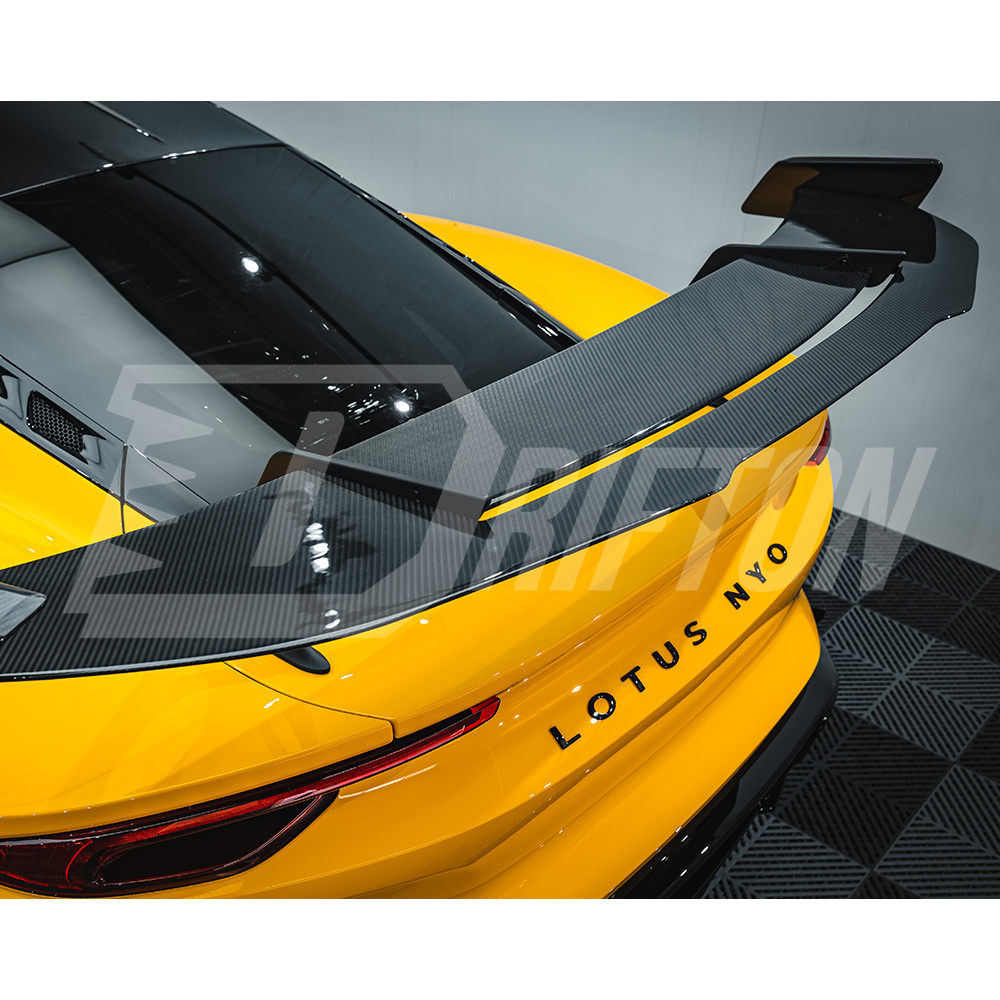Monotek V2 Style Dry Carbon Fiber Rear Spoiler GT Wing For Lotus Emira