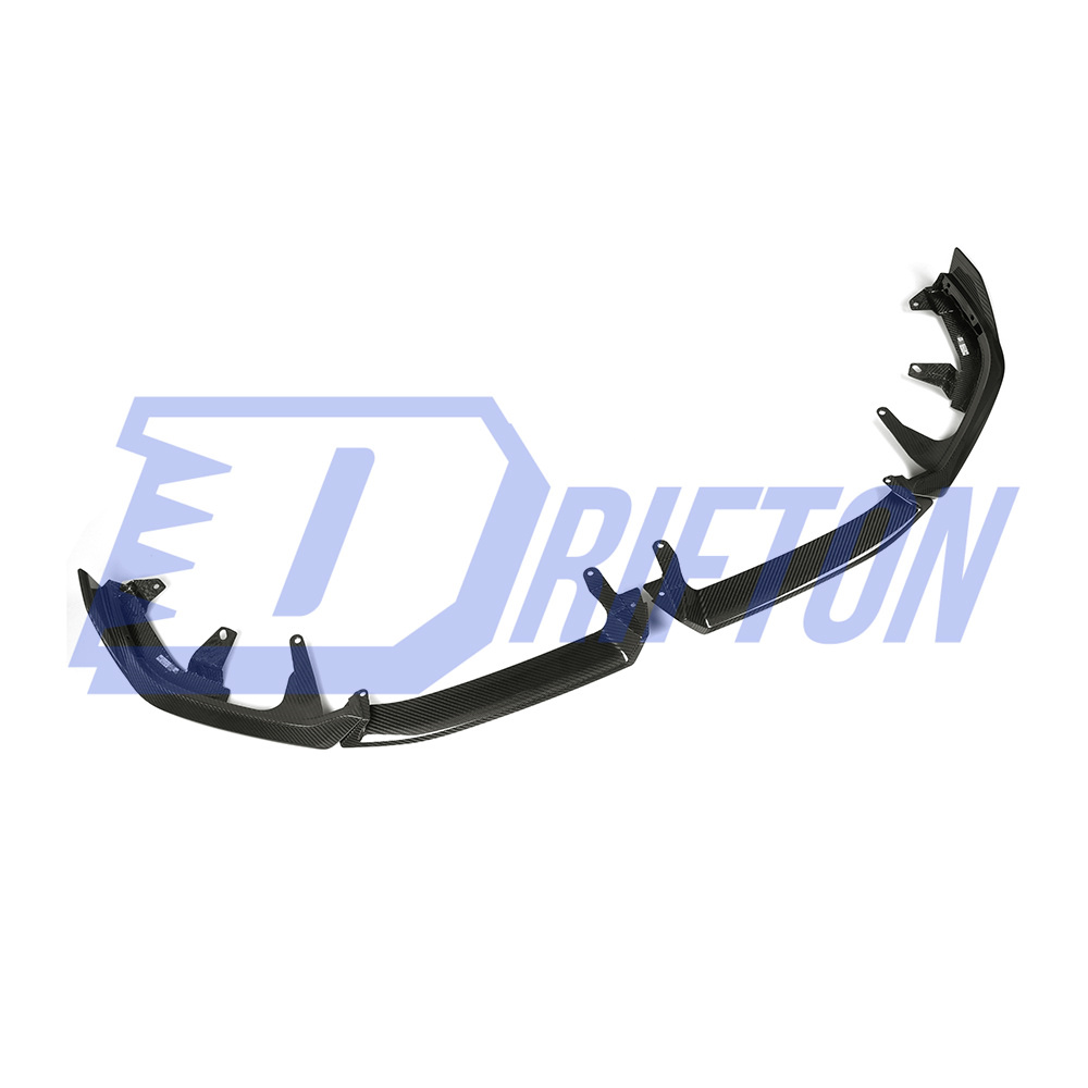 MP Style Dry Carbon Fiber Front Lip Splitter For BMW 5 Series G60 2024-On
