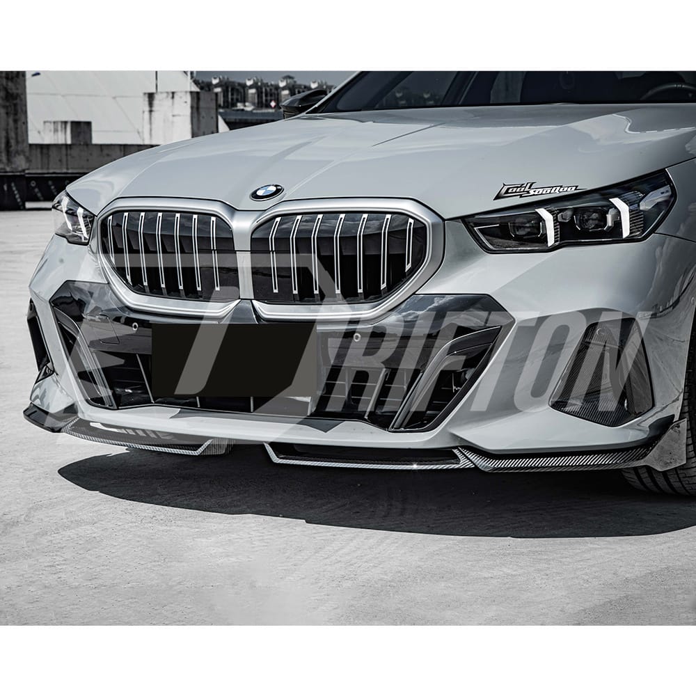 OEM Style Dry Carbon Fiber Front Bumper Side Air Vents For BMW 5 Series G60 2024-On