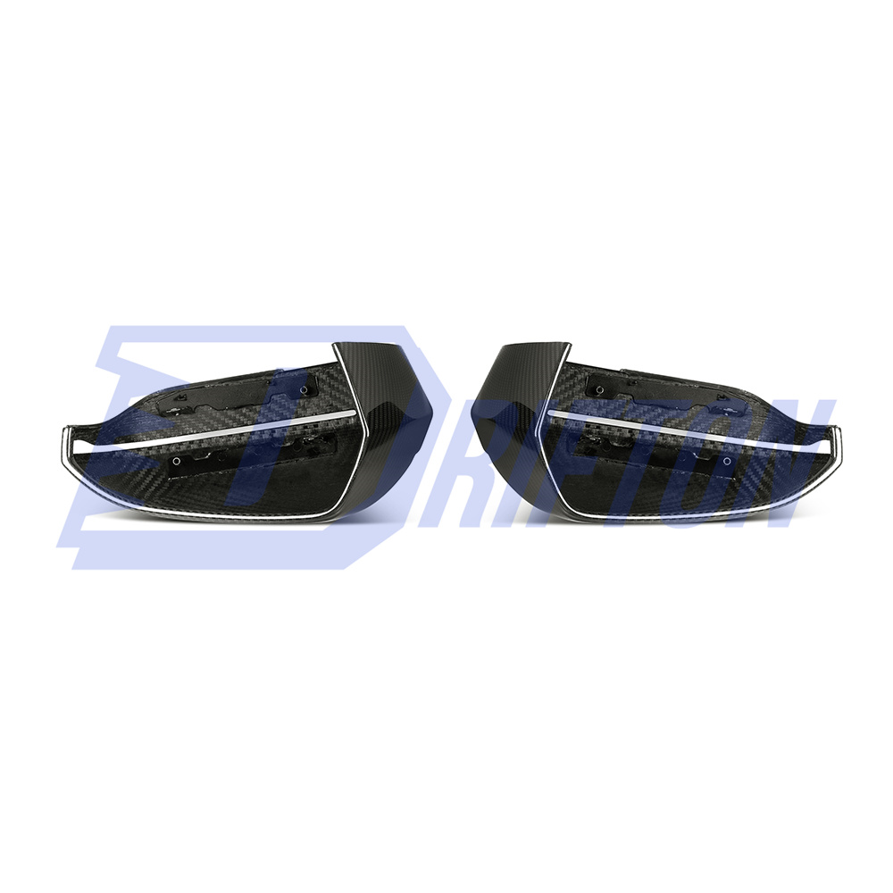 OEM Style Dry Carbon Fiber Replacement Side Mirror Housing For BMW 5 Series G60 M5 G90 LHD 2024-On