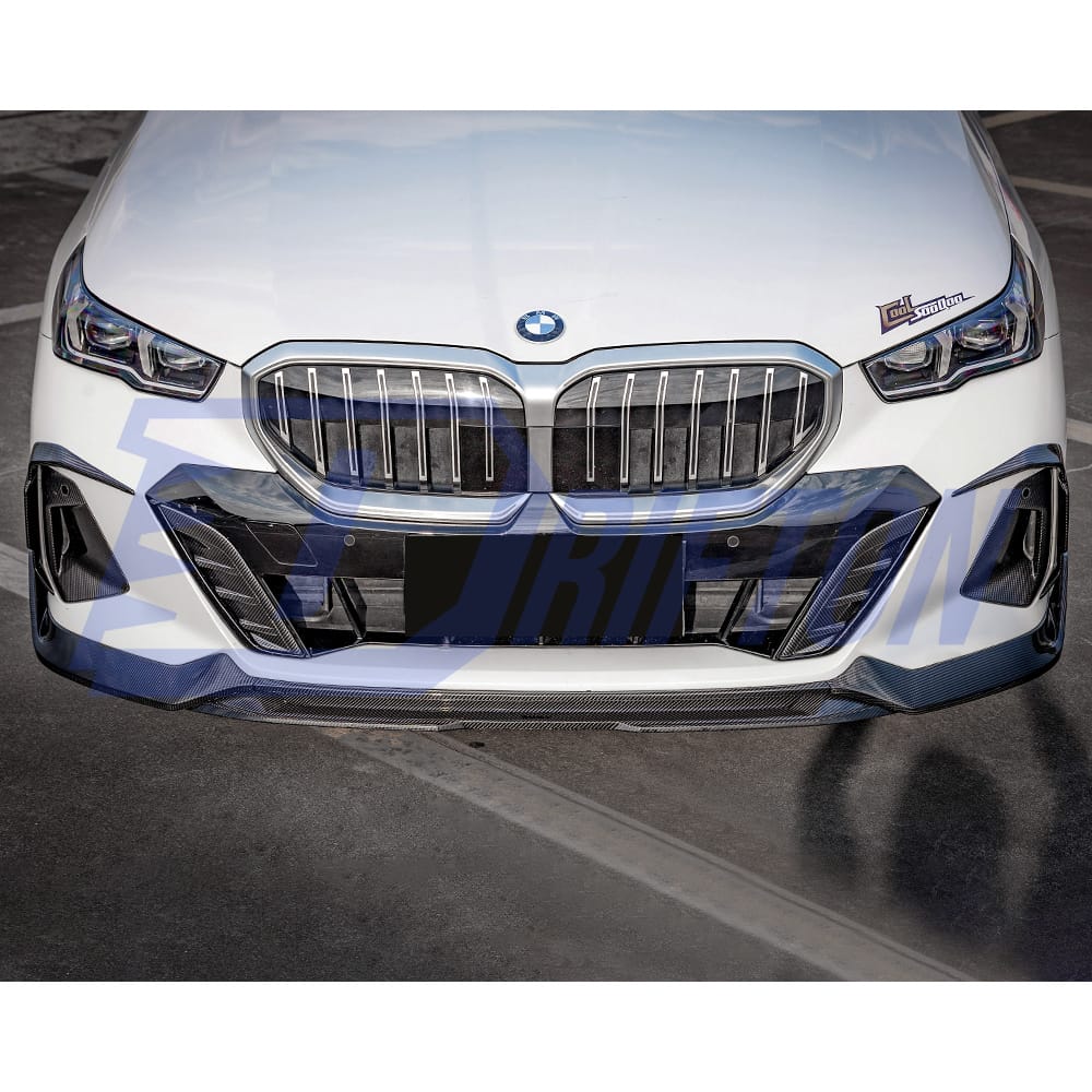 SQ Style Dry Carbon Fiber Front Lip For BMW 5 Series G60 2024-On