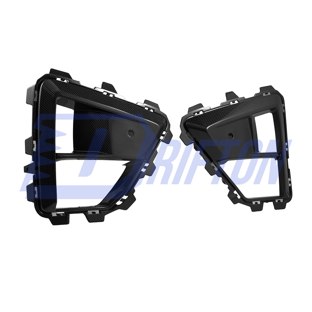 OEM Style Dry Carbon Fiber Front Bumper Side Vents For BMW X5M F95 LCI 2024-On