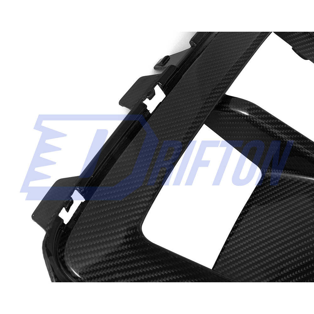 OEM Style Dry Carbon Fiber Front Bumper Side Vents For BMW X5M F95 LCI 2024-On