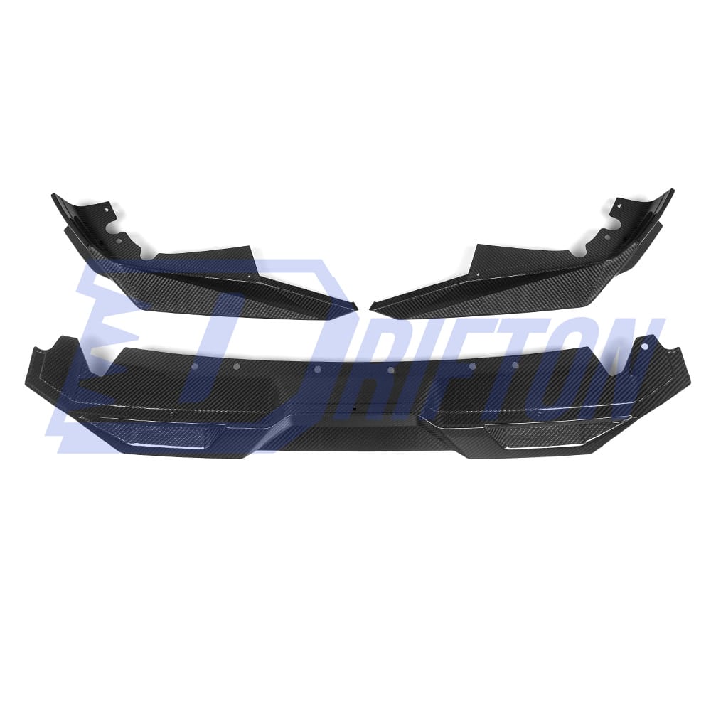 SQ Style Dry Carbon Fiber Front Bumper Lip For BMW X5M F95 LCI 2024-On
