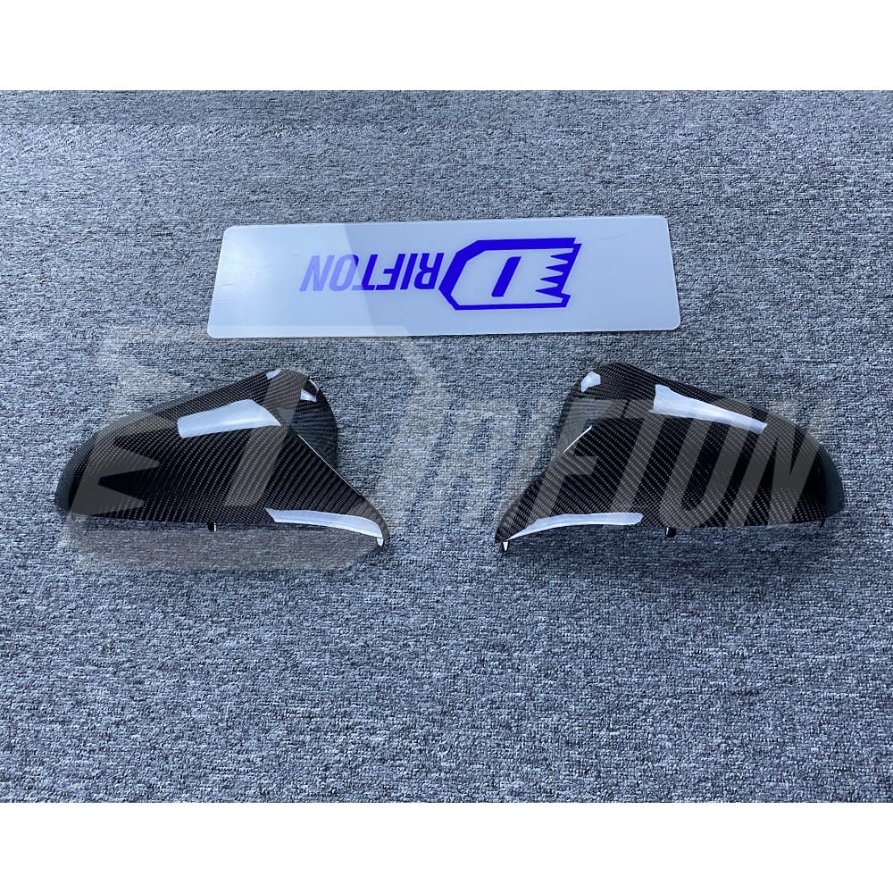 Carbon Fiber Mirror Cover Caps For BMW F87 M2C LHD 2016-2019