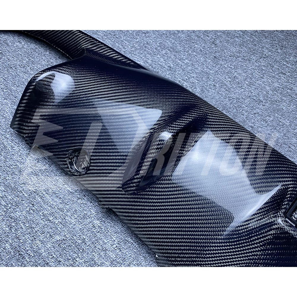 LED Brake Light Carbon Fiber Rear Diffuser For BMW M8 F91 2020-2024