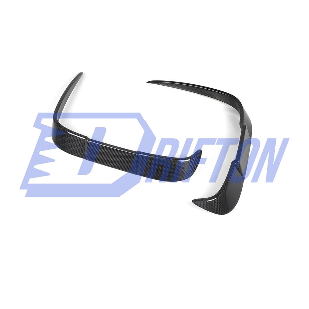 SQ Style Dry Carbon Fiber Rear Bumper Side Vents Trim For BMW M2 M2C F87 2016-2019