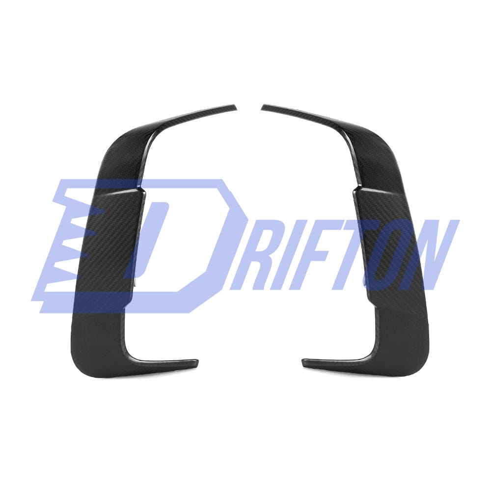 SQ Style Dry Carbon Fiber Rear Bumper Side Vents Trim For BMW M8 F91 F92 F83 2020-2024