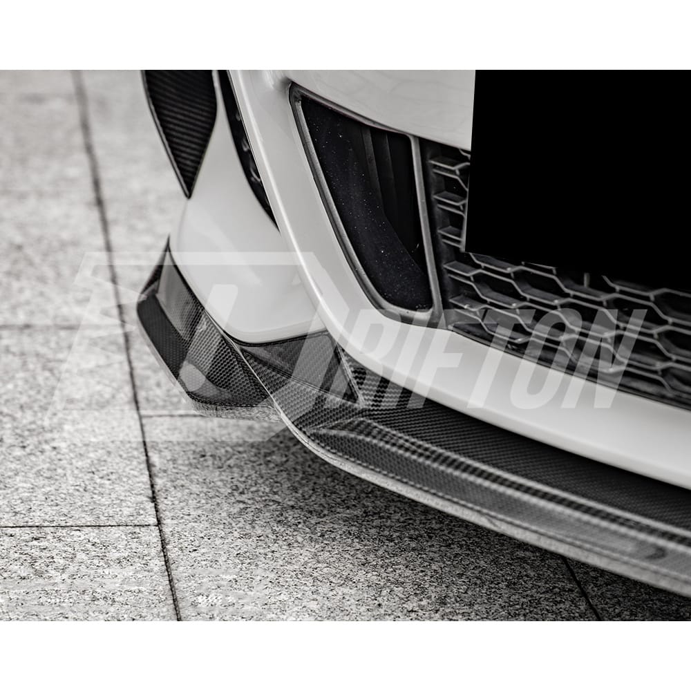 SQ Style Dry Carbon Front Bumper Lip For BMW 8 Series G14 G15 G16 2018-2022